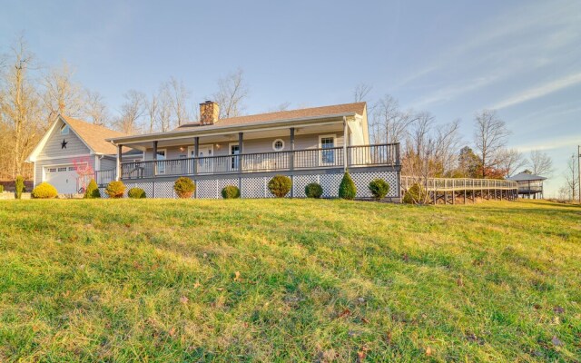 River-view Somerset Home: Large Deck, Fire Pit!