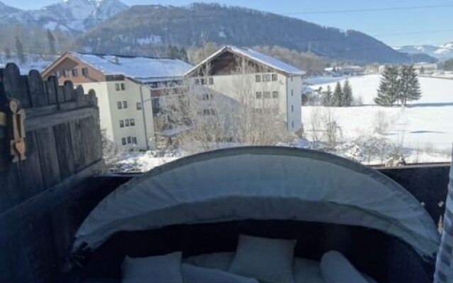 2-Zimmer am Nussensee mit Bergblick