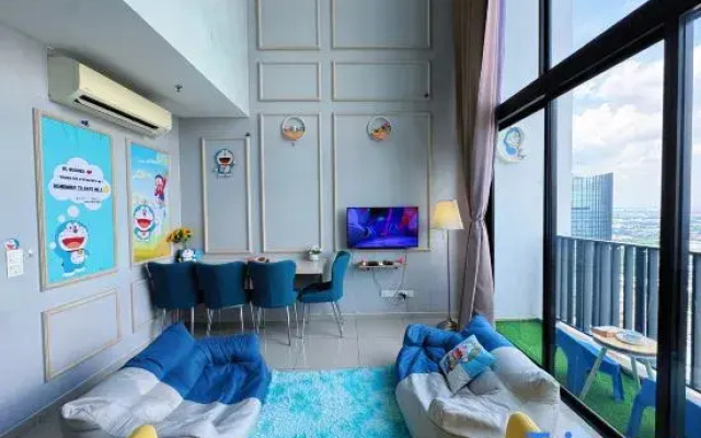 Doraemon @ Hyde Towel Duplex |Fully AiCON 2BR