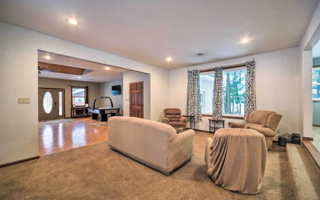 Lakefront Chetek Haven: Dock, Screened Gazebo