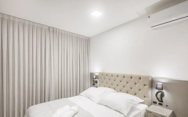 MHFA Studios em Prédio Luxuoso Vista Mar