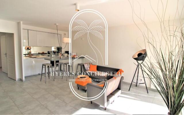 Au bout de la rue la Mer- T3 jardin/piscine PARKING/WIFI