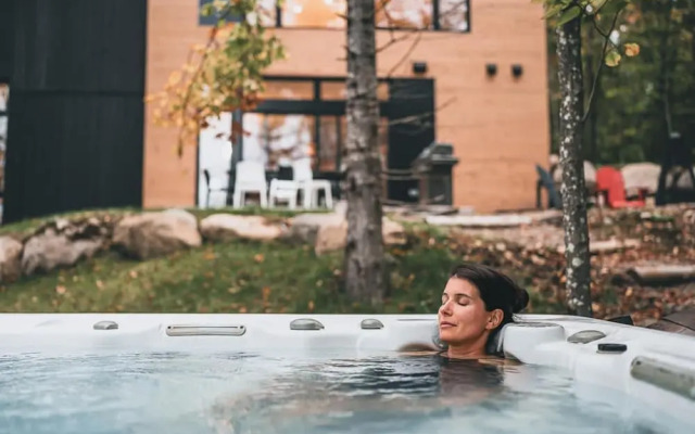 Warm Cabin in Nature With spa Sauna Citq 309153