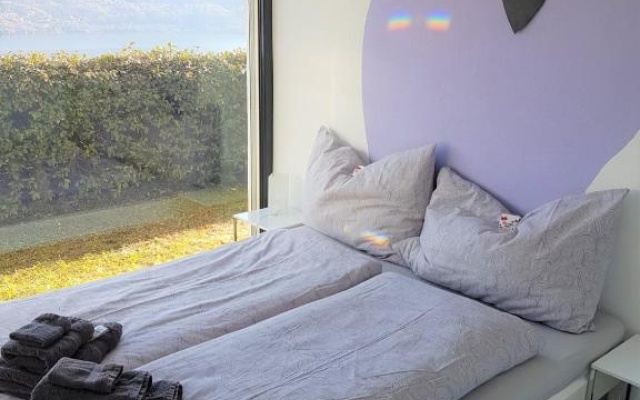 Brissago: 3.5 Zi-Wohnung an extrem ruhiger Lage mit fantastischem Ausblick – Guest Rooms – Brissago