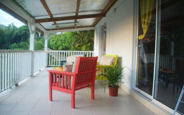 Studio in Fort-De-France, with Wonderful Sea View, Furnished Terrace And Wifi - 8 Km From the Beach