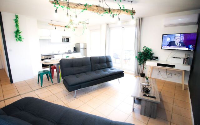 Piscine-Terrasse-Parking-Clim 4 Lits