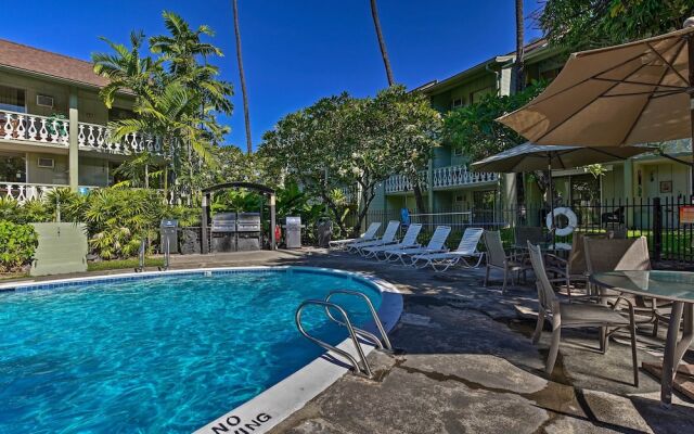 Kailua Studio w/ Pool Access & Garden Views!