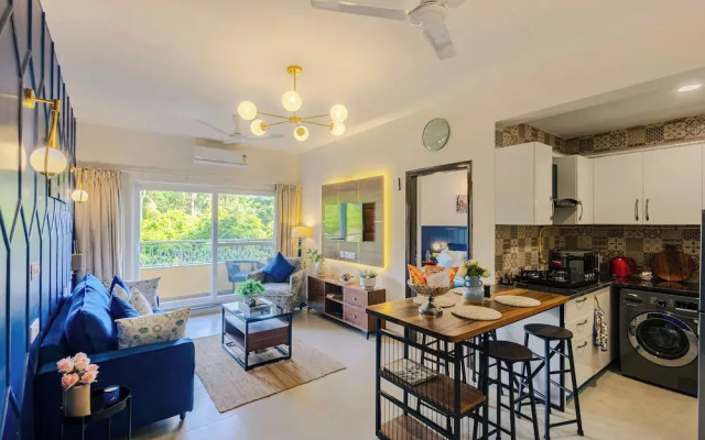 Alaya Stays Veera Marina 1BHK with Pool