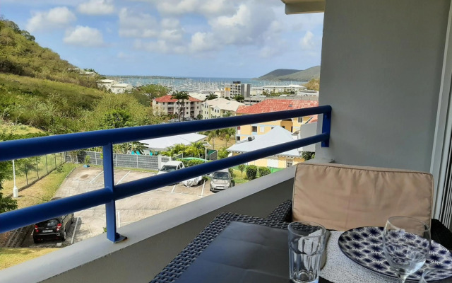 Appartement le Marin mit Meerblick