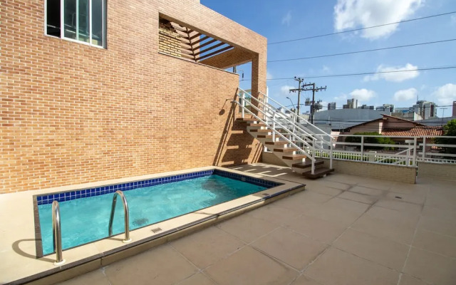 Apto Confort vel com Wi-fi e Churrasqueira