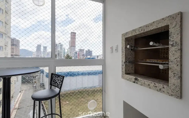 Apto c/ Varanda Gourmet a 500m da Praia - CDM0101