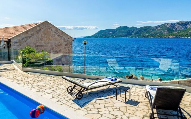 Beachfront Villa Gabriela with Pool