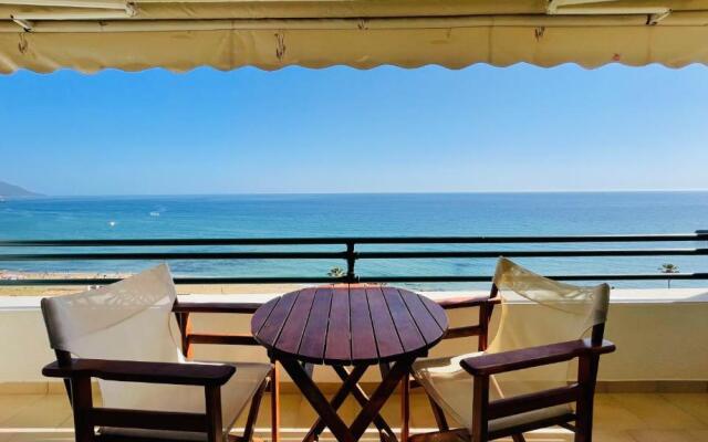 Panoramic sea view1bedroom Apart.Glyfada beach2-4p