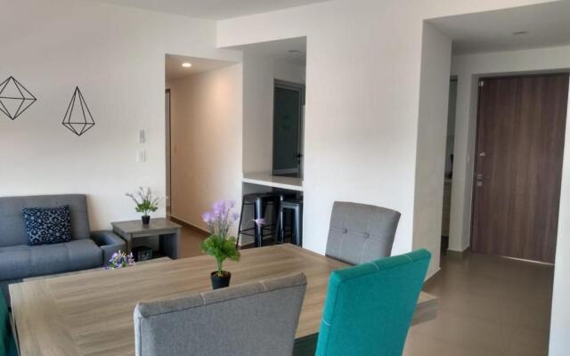 San Angel Luxury apartment 2BR 2BA 1Parking