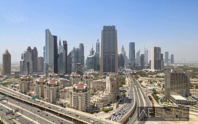WelHome - Breathtaking Apt with Partial View of Burj Khalifa