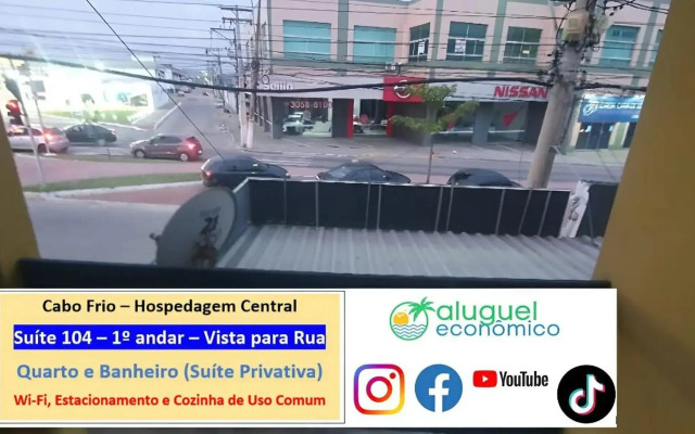 Cabo Frio - Hospedagem Central - Aluguel Economico