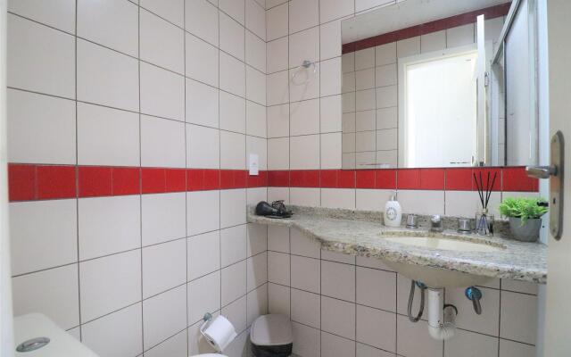 Maravilhoso apto wi-fi e vista para o mar - HB06F