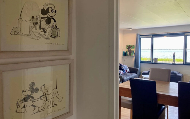 6 Pers Holiday Home Aurora With Directly on the Lauwersmeer