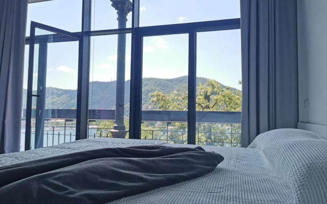 Veranda lake view