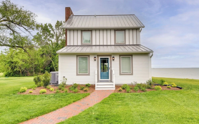 Waterfront Maryland Vacation Home: Private Beach!