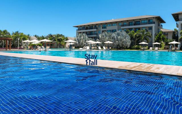 Flat Luxo-Beach Class-Piscina-Beira-Mar- SH042