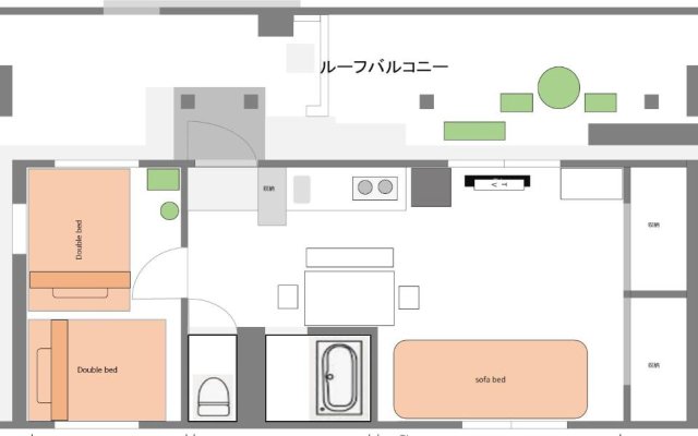 V.Close to Nishi-Shinjuku/FrWIF/ Roof top Terrace