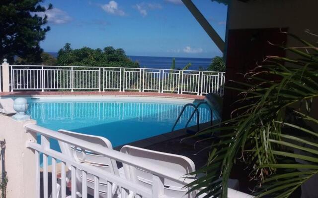 T4 Climatise Vue Mer Dans Villa Piscine