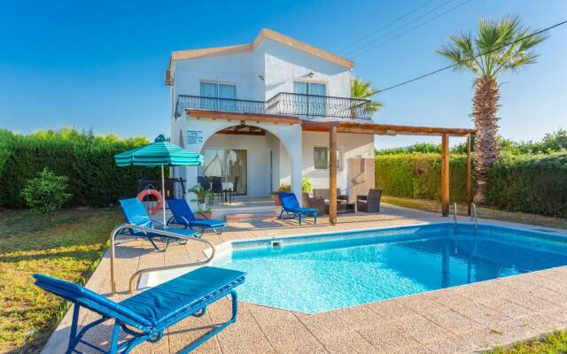 Argaka Sun Villa Ena Large Private Pool Walk to Beach Sea Views A C Wifi - 2146