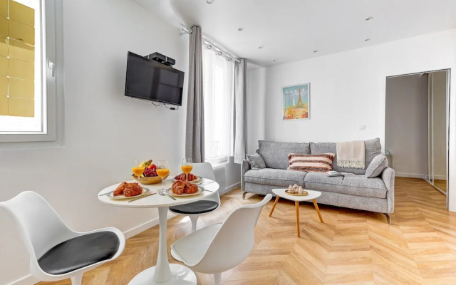 Bright 1BR Near Seine & Eiffel Tower