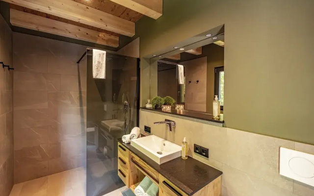 Chalet Eigener Sauna im Vital Camp Bayerbach
