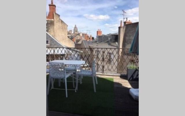 Duplex 4/5 personnes avec terrasse centre Blois
