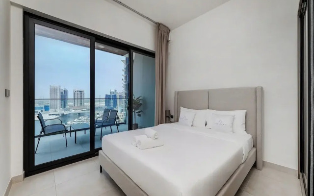 Binghatti Canal 1BR with view on Marina