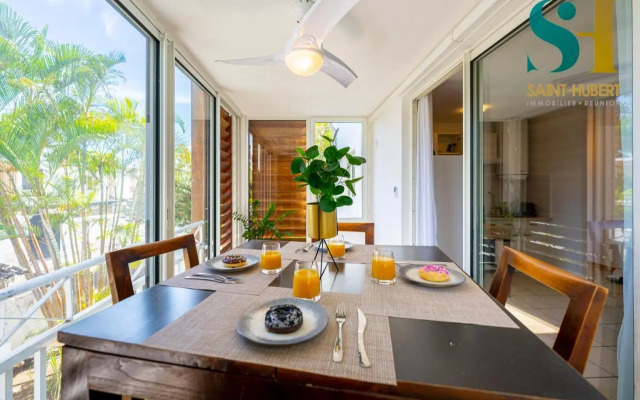 "Le Cosy", 2 chambres, Centre-ville de Saint-Denis
