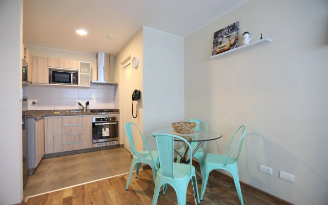 Vistas espectaculares en tranquilo apt