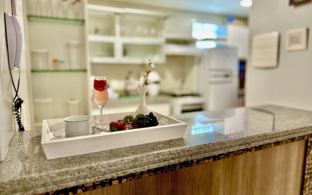 GranSol, Terreo, Pé na areia, 03 qtos, 08 hóspedes, a 600m do B PARK