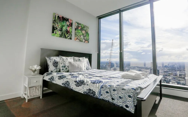Stunning 2 Bedroom High Floor City View – Guest Rooms – Melbourne