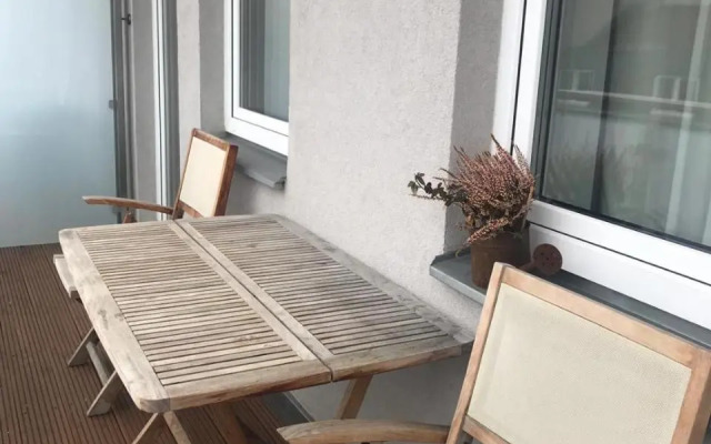 Modern apartment with balcony