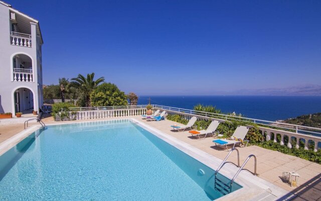 Villa Agathi with amazing view and pool