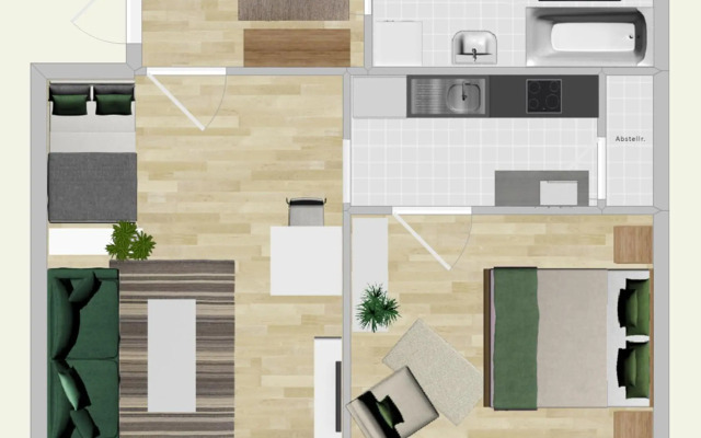 Zur Zenkergasse - Studios & Apartments & DZ in der City