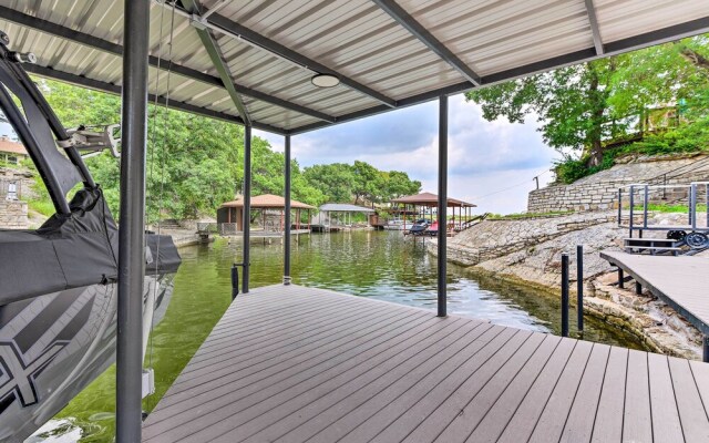 Luxury Granbury Home w/ Private Boat Dock!