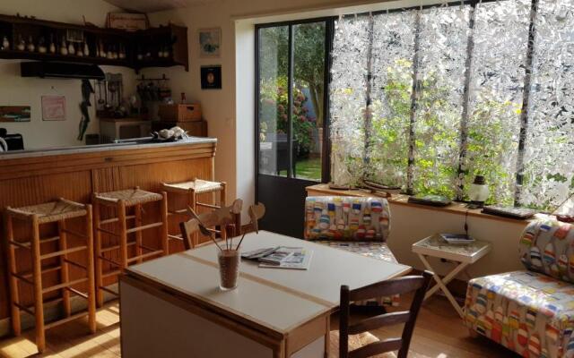 La Passerose jardin clos 300mplage la Couarde sur mer