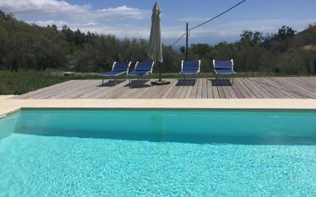 Gästehaus mit Pool mit atemberaubendem Blick über den Golf von Policastro und die Hügel von Scario