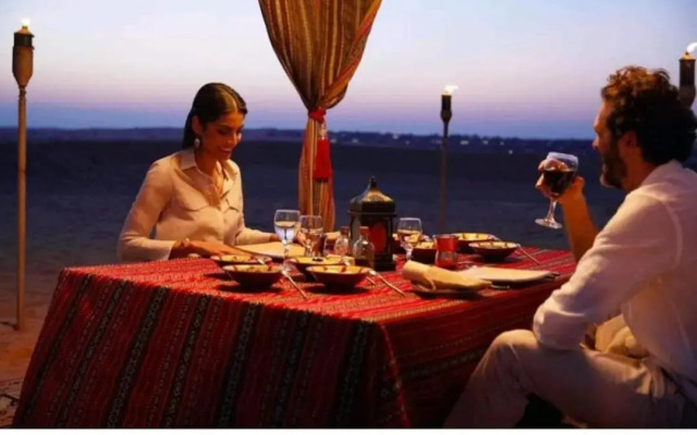 Golden Sandstone Hotel Desert Safari Camp
