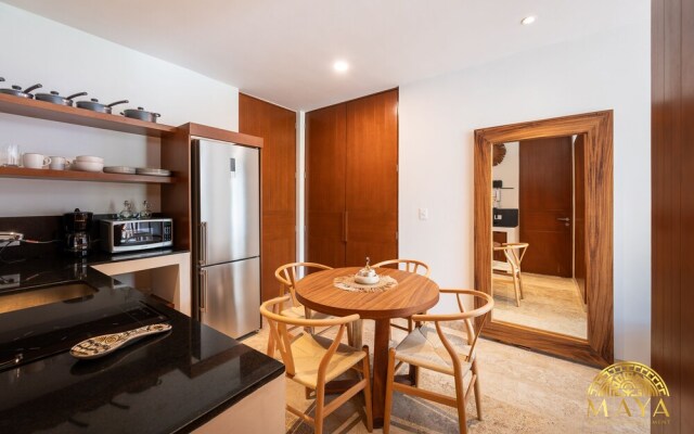 NHOA 207A Lux 2BR Condo Pool View in Aldea Zama