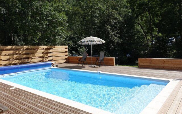 Modern chalet in Venosc with pool