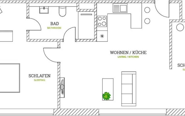 aparthotel glück auf Düppelstrasse