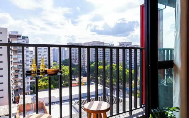 Estudio piscina e AC prox ao Ibirapuera