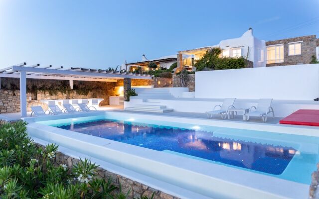 Glorious Aegean View Pool Villa Pharos