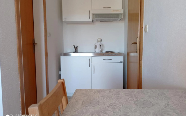 Studio apartment with balcony