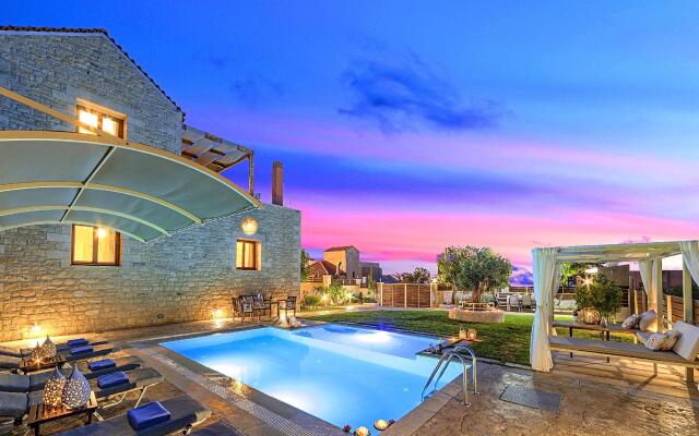 Cretan Sunrise Villa with Heated Pool